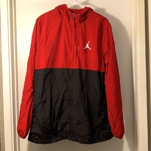 Nike Air Jordan Wind Breaker // Men’s Large // Red & Black